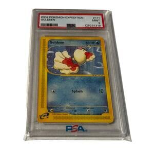 2002 PSA 9 Pokemon Expedition Goldeen #111 Graded